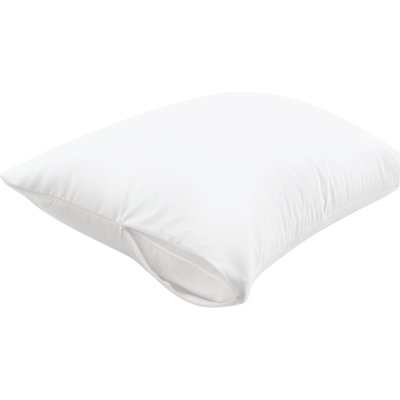 Maximum Allergy Protection Zipper Pillow Protector AllerEase Size: King
