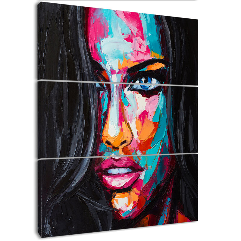 East Urban Home Fantasy Woman Oil Portrait Oil Painting Print