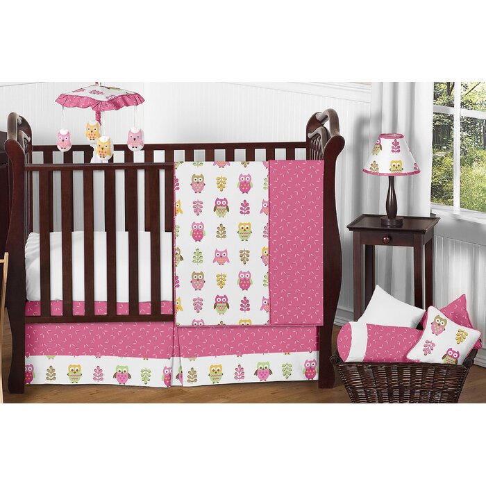 Sweet Jojo Designs Happy Owl 11 Piece Crib Bedding Set Wayfair