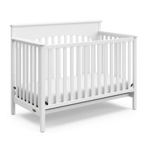 dark walnut crib