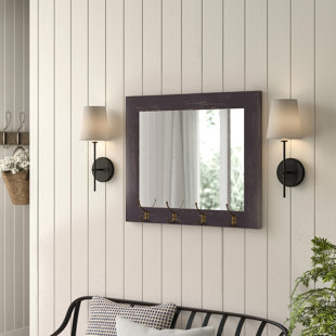 Glaucia Rustic Entryway Accent Mirror Glaucia Rustic Entryway Accent Mirror