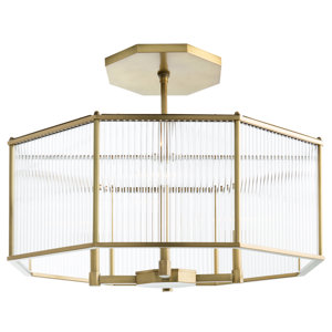 Windsor Smith for Arteriors 4-Light Drum Chandelier