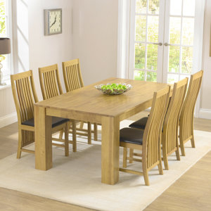Essgruppe Malteses mit 6 Stühlen von Home Etc