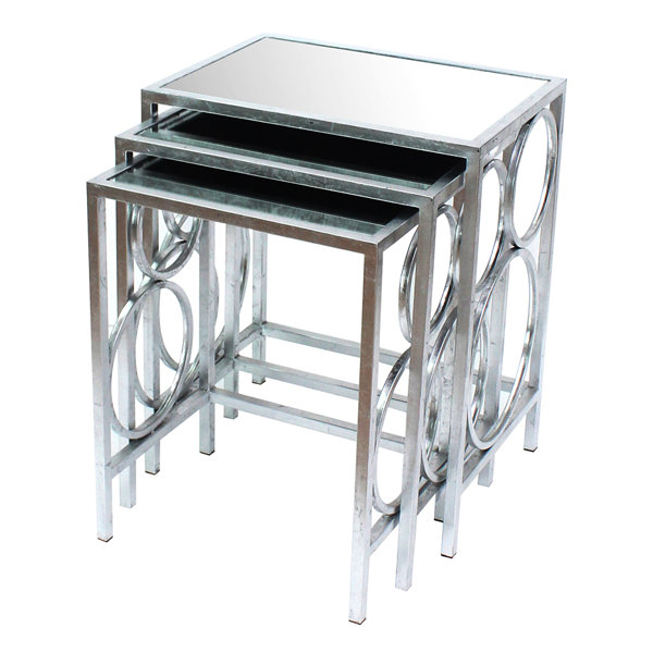 Strom 3 Piece Nesting Table Set By House Of Hampton 2019 Coupon
