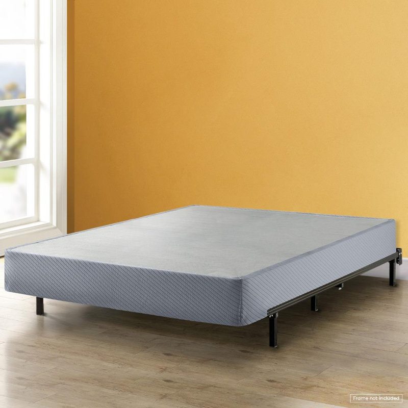 Alwyn Home Huxley High Profile Box Spring Heavy Duty Bed Frame