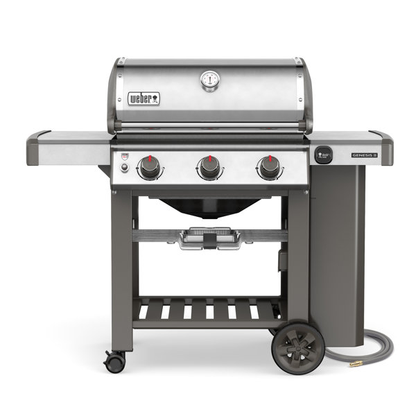 Genesis II S-310 3-Burner Natural Gas Grill with Side Shelves by Weber