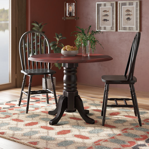 Gonzalez 3 Piece Drop Leaf Solid Wood Dining Set by Rosalind Wheeler Rosalind Wheeler