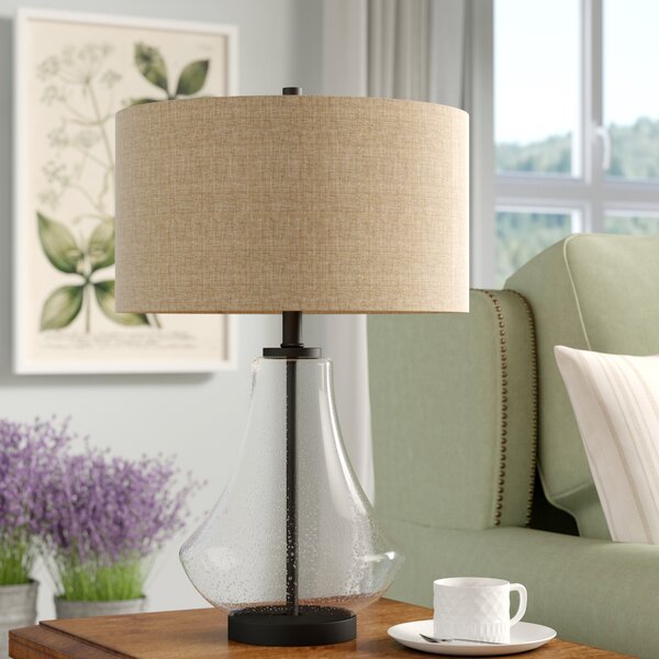 Proto Seeded Glass 23 Table Lamp by Gracie Oaks