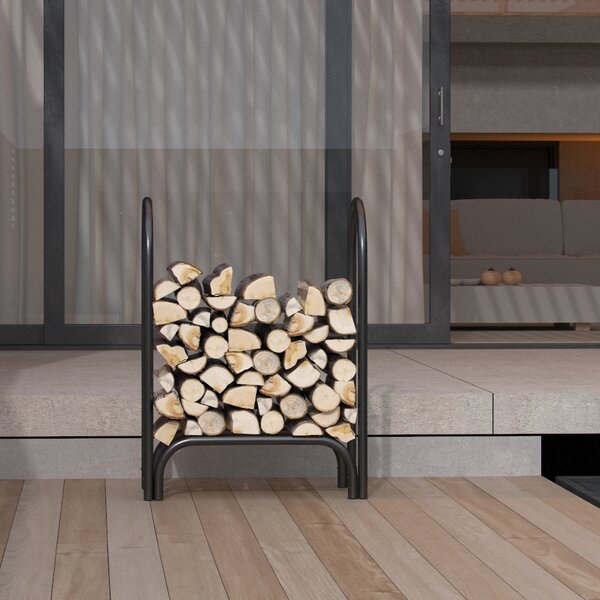 Indoor/Outdoor Firewood Shelter Log Rack By Regal Flame