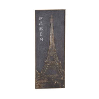 17 Stories Rustic Paris Eiffel Tower Rectangular Wall Decor Wayfair