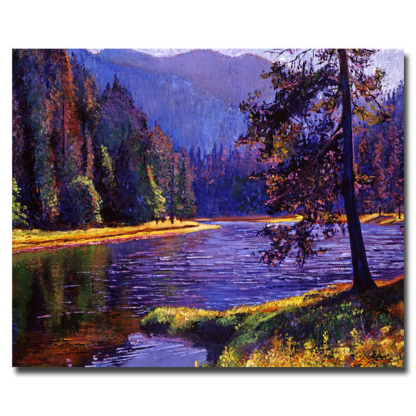 Trademark Art Lone Pine By David Lloyd Glover Painting Print On