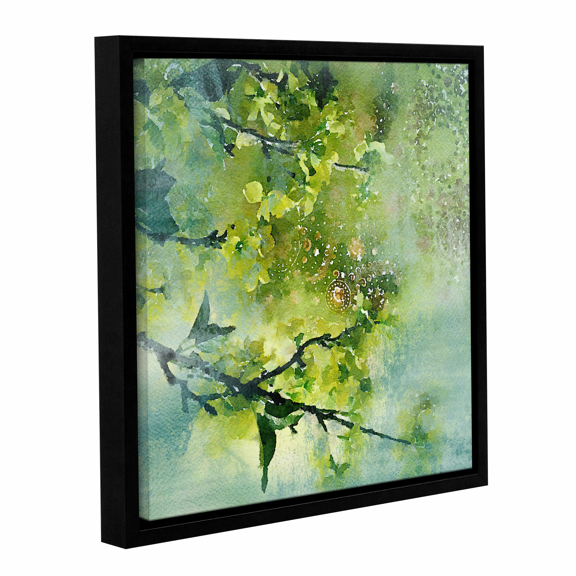 Ophelia Co Spring Green Color Palette Framed Painting Print On