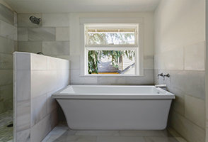 End Drain Freestanding 65.5 x 32 Soaking Tub by Reliance