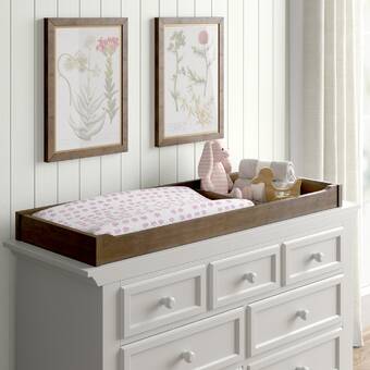 removable changing table top