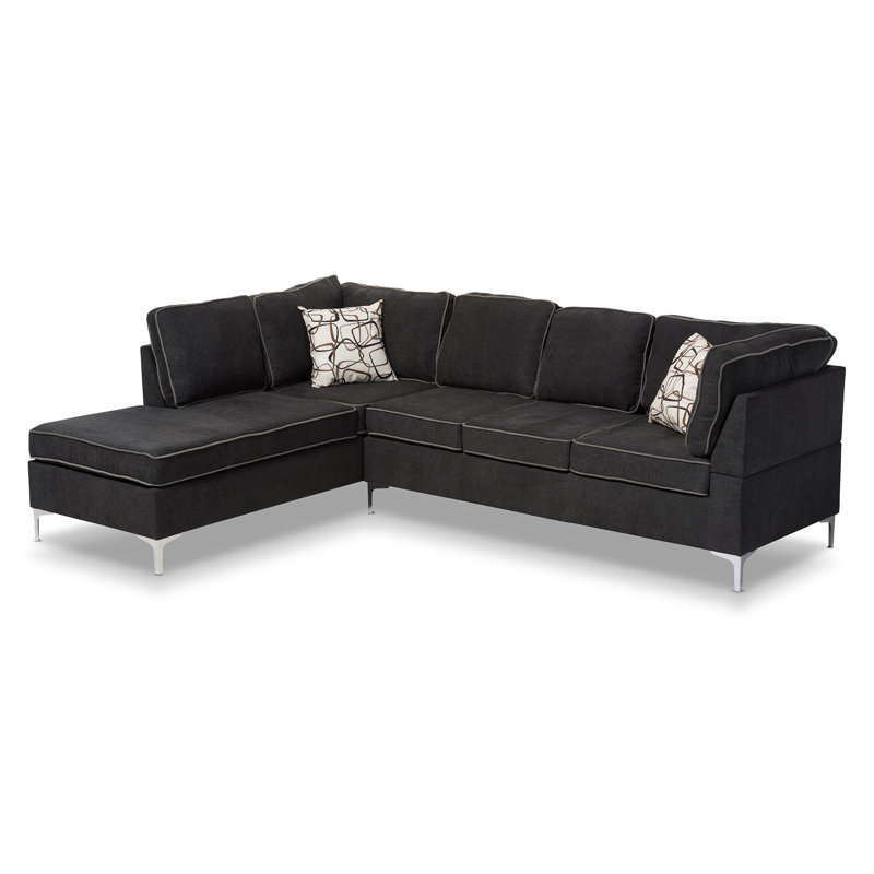 Orren Ellis Linus Left Hand Facing Sofa And Chaise Wayfair Linus Left Hand Facing Sofa And Chaise