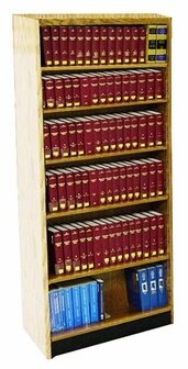 Double Face Adder Standard Bookcase By W.C. Heller