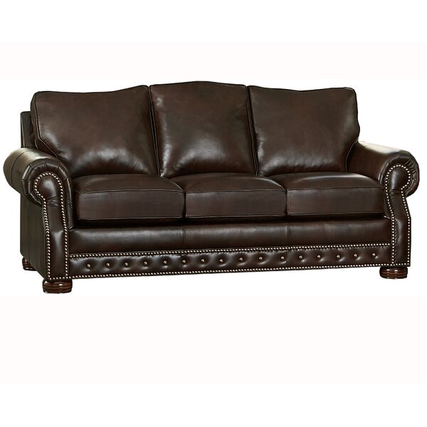 Discount Pelaez Leather Sofa Bed