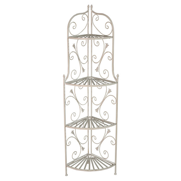 Cutler Foldable Corner Bakers Rack by Astoria Gran