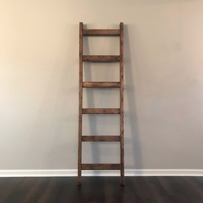 6 ft Rustic Blanket Ladder | JustKnotWood – JustKnotWood