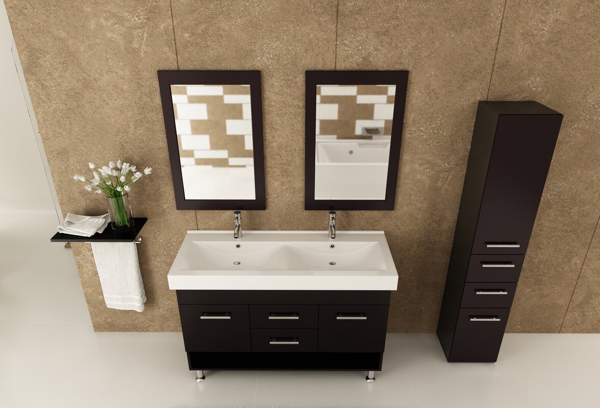 Rigel 48 Double Bathroom Vanity Set