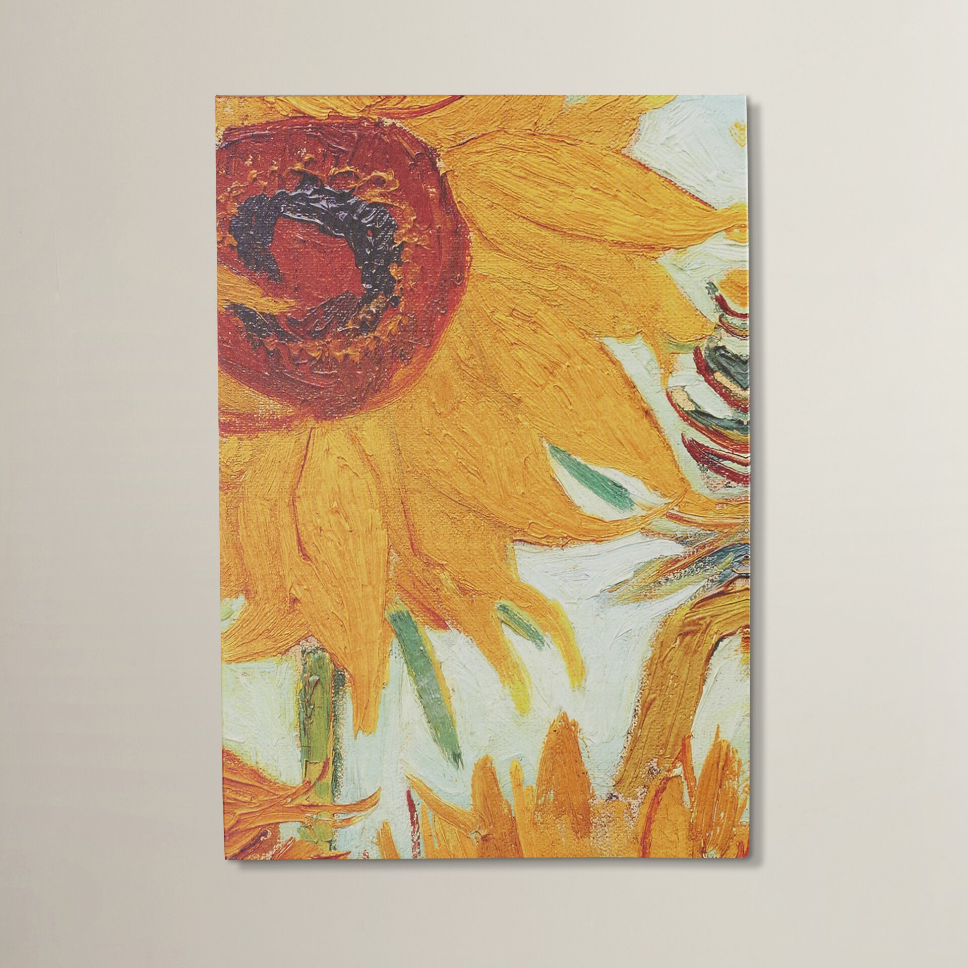 East Urban Home 'Twelve Sunflowers (detail)' by Vincent van Gogh ...