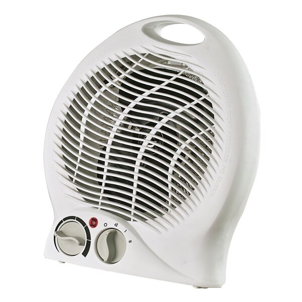 Home & Outdoor Portable 1,500 Electric Fan Compact Heater With Thermostat
