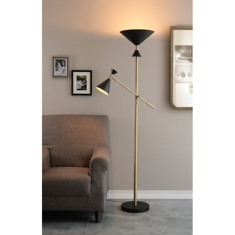 George Oliver Yorba 72 5 Torchiere Floor Lamp Reviews Wayfair