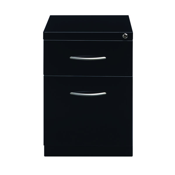 Kemble Arch Pull 2 Drawer Mobile Vertical Filing Cabinet by Symple Stuff