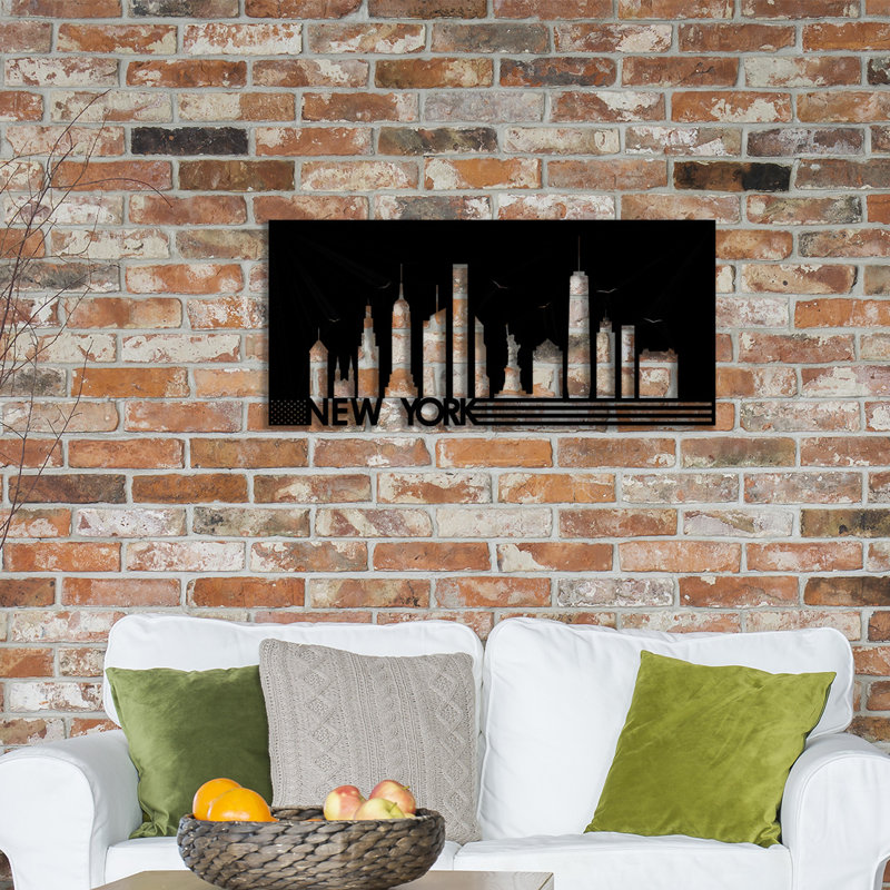 Winston Porter New York Night Metal Wall Decor Wayfair