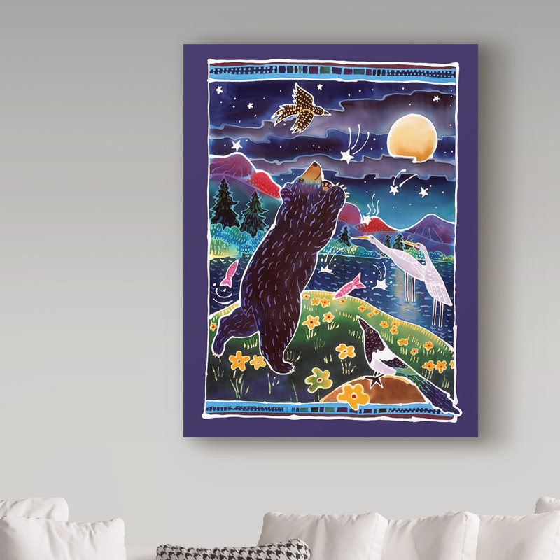 Trademark Art Catch A Shooting Star Acrylic Painting Print On