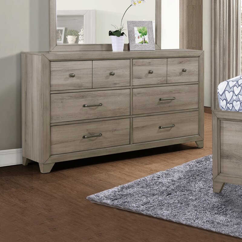 Isabelle Max Kareem Kids 6 Drawer Double Dresser Wayfair