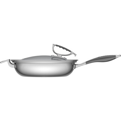 Cookcraft By Candacecookcraft By Candace 13 In Stainless Steel Frying Pan With Lid Cookcraft By Candace Dailymail