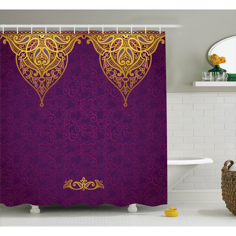 Ebern Designs Danielle Purple East Oriental Royal Palace With
