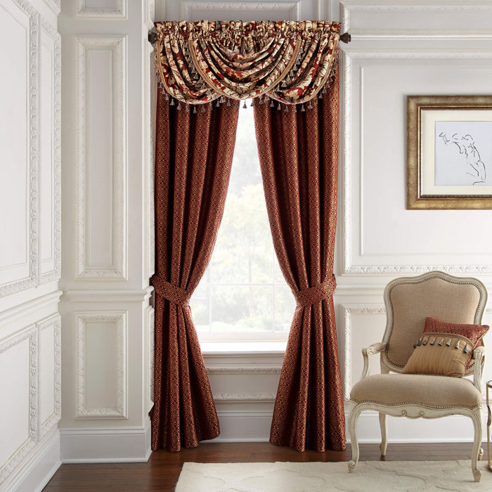 Croscill Arden Damask Blackout Rod Pocket Curtains Wayfair