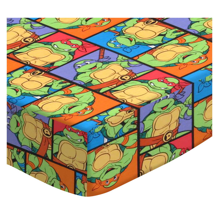 ninja turtle crib sheets