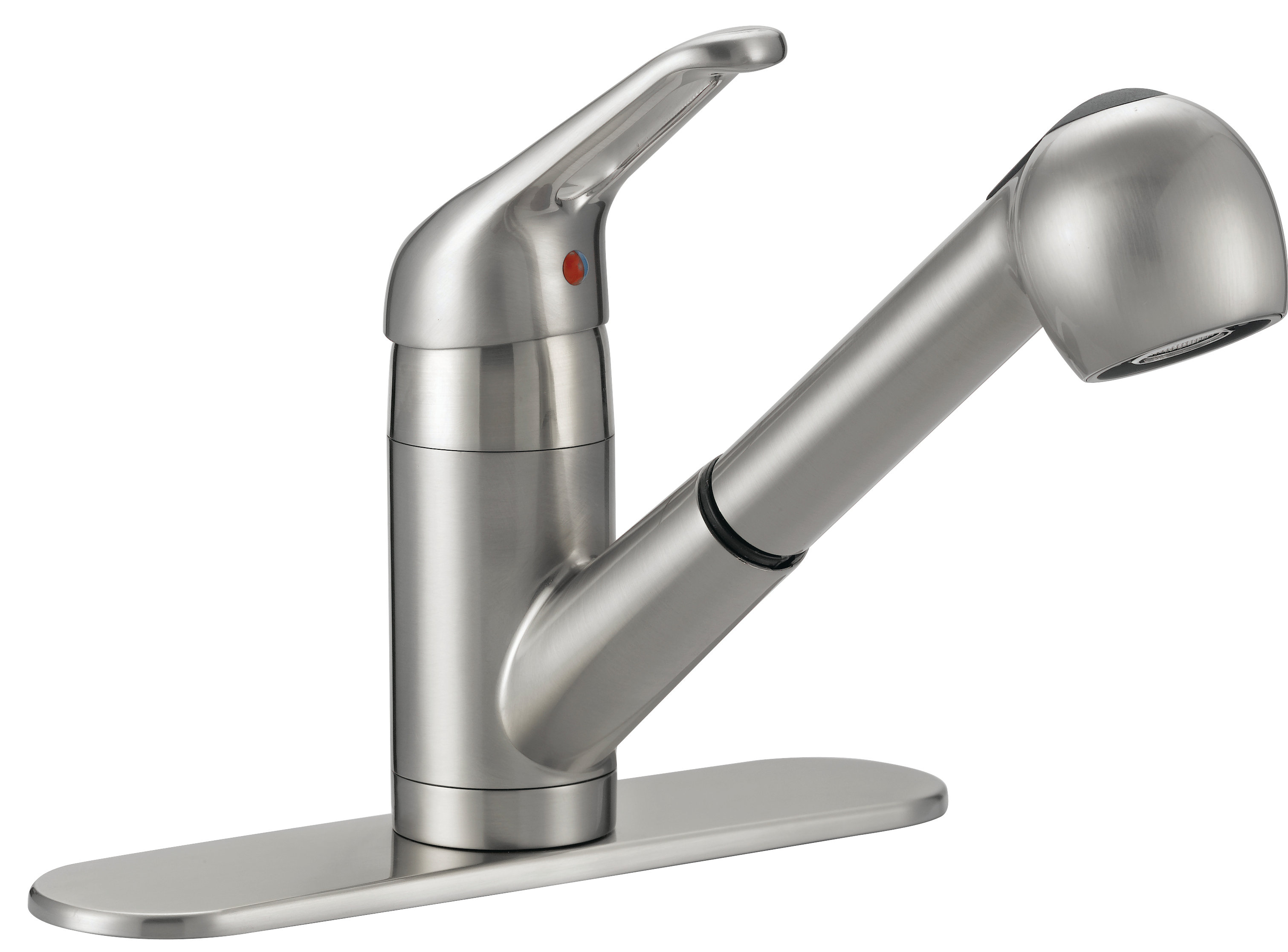 Aqua Plumb Pull Out Single Handle Kitchen Faucet Wayfair