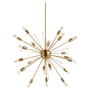 Violet 20-Light Sputnik Chandelier