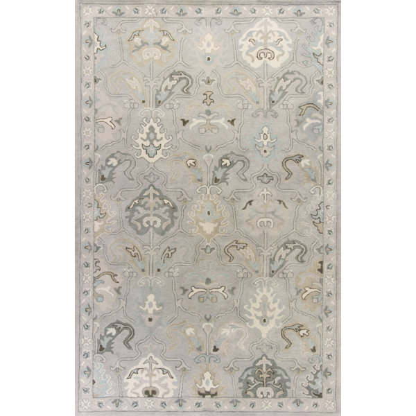 Bloomsbury Market Vann Hand Tufted Light Gray Area Rug Wayfair