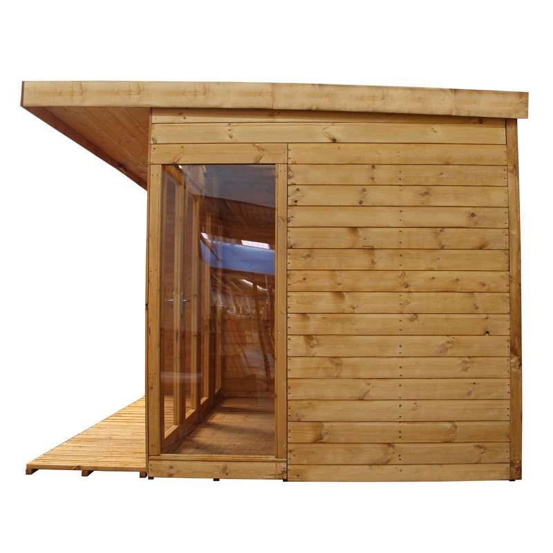 Mercia Garden Products 12 x 8 Ft. Summer House With Side ...