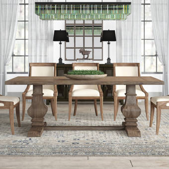Union Rustic Britton Extension Solid Wood Dining Table Wayfair Ca