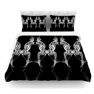 Art Deco Bedding Wayfair Wings By Maria Bazarova Art Deco Abstract Featherweight Duvet Cover
