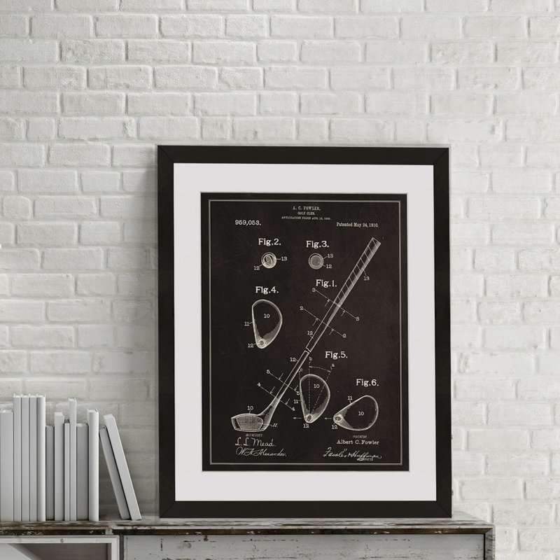 Alcott Hill Vintage Golf Wall Art Wayfair