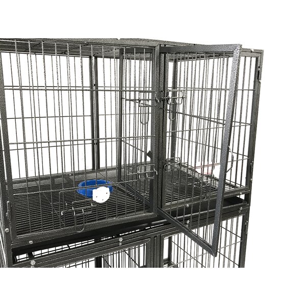 44 Heavy Duty Stackable Pet Crate by Go Pet Club