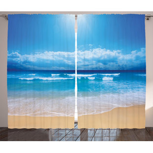 beach scene curtains wayfair