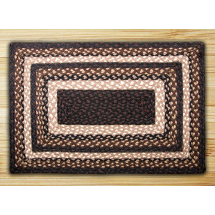 Earth Rugs Wayfair Mocha Fruccino Braided Area Rug