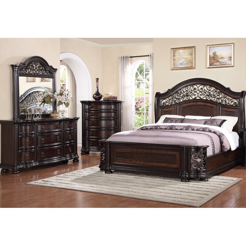 Fleur De Lis Living Winkelman Queen Standard 2 Piece Bedroom Set