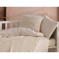 beige crib bedding set