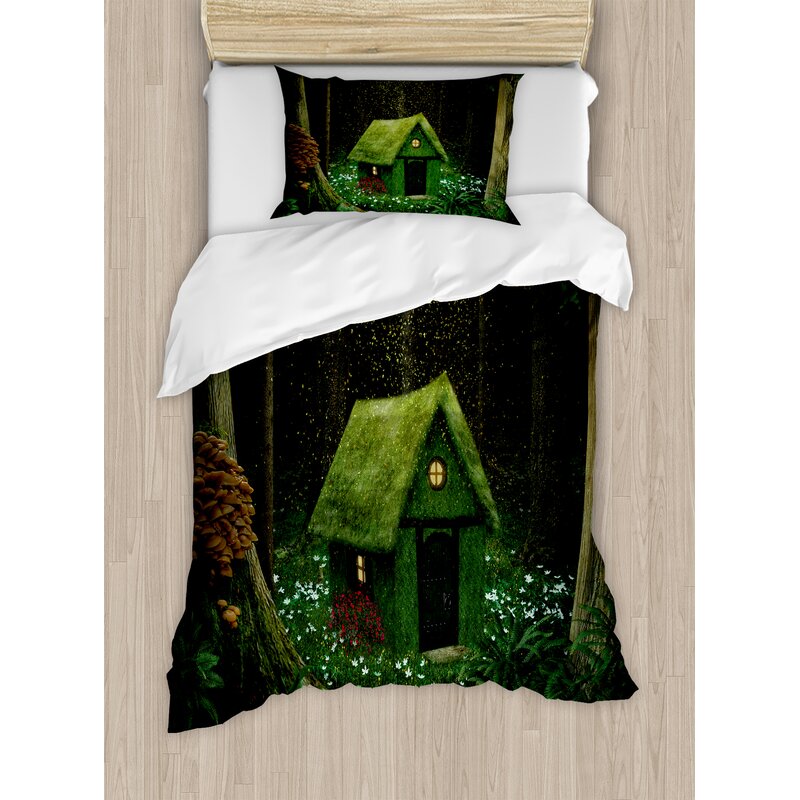 East Urban Home Fantasy Surreal Little Forest House In Moss