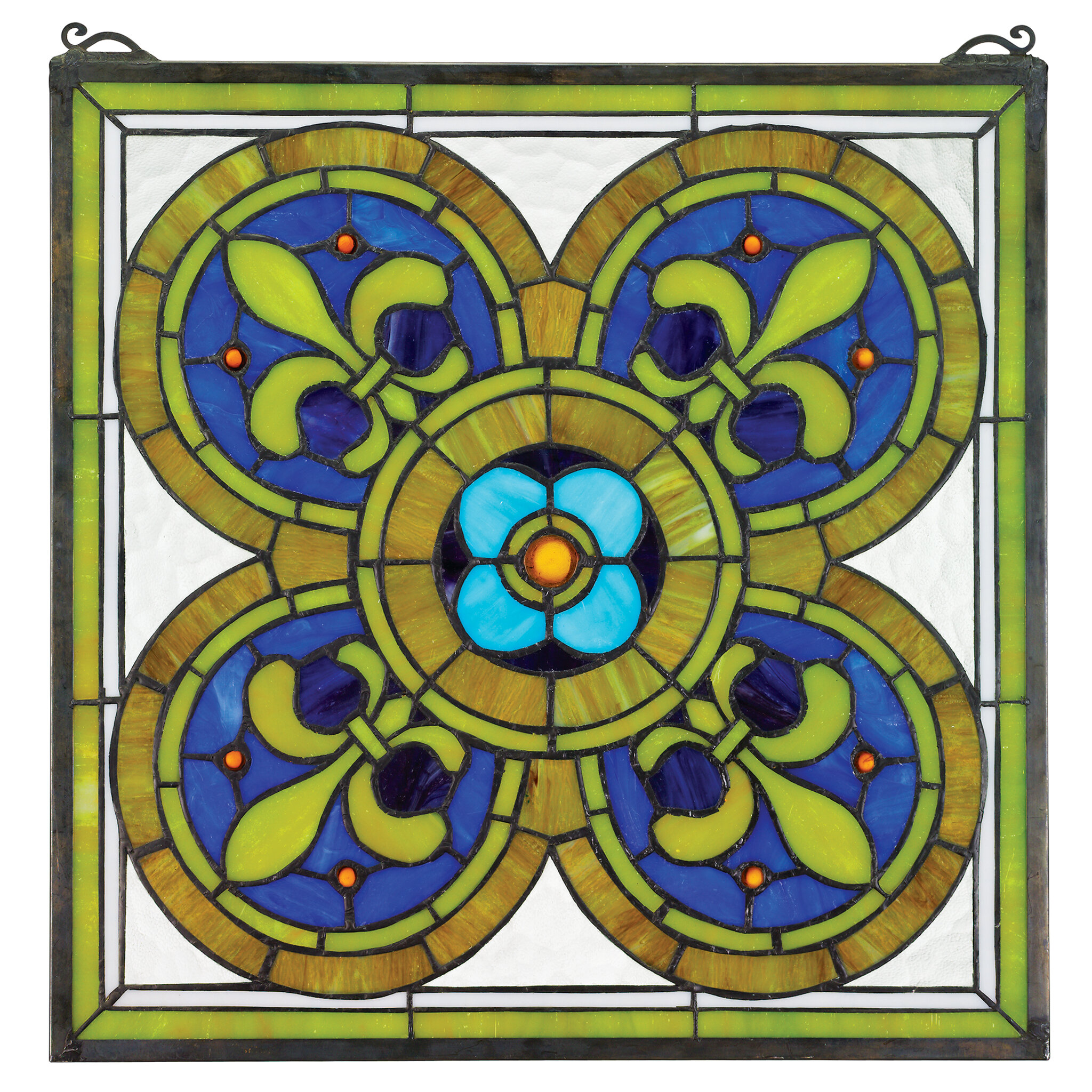 stained glass panel window