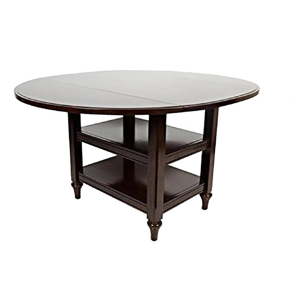 Chirokitia Drop Leaf Solid Wood Dining Table by Charlton Home Charlton Home